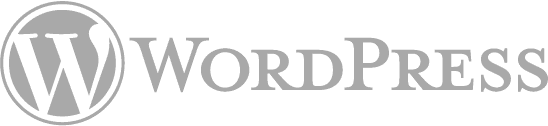 wordpress logo gray