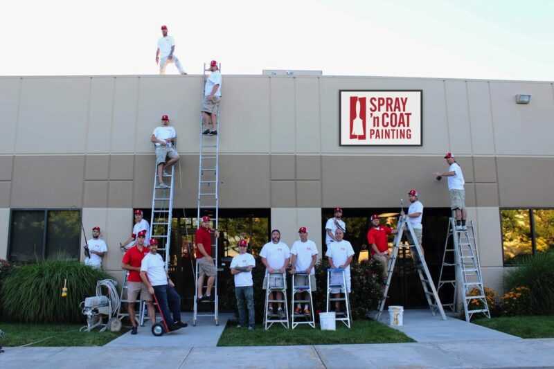 How Spray 'n Coat Painting Uses Starfish for Review Generation & Rewards Employees 6 spray n coat team photo