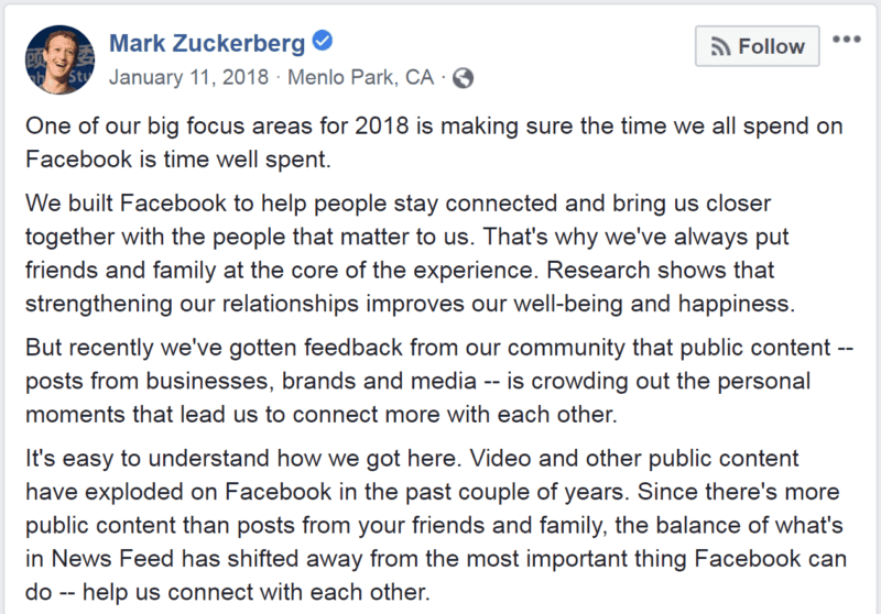 What Facebook's Switch from Reviews to Recommendations Means for Your Business 21 Mark Zuckerberg Facebook Post