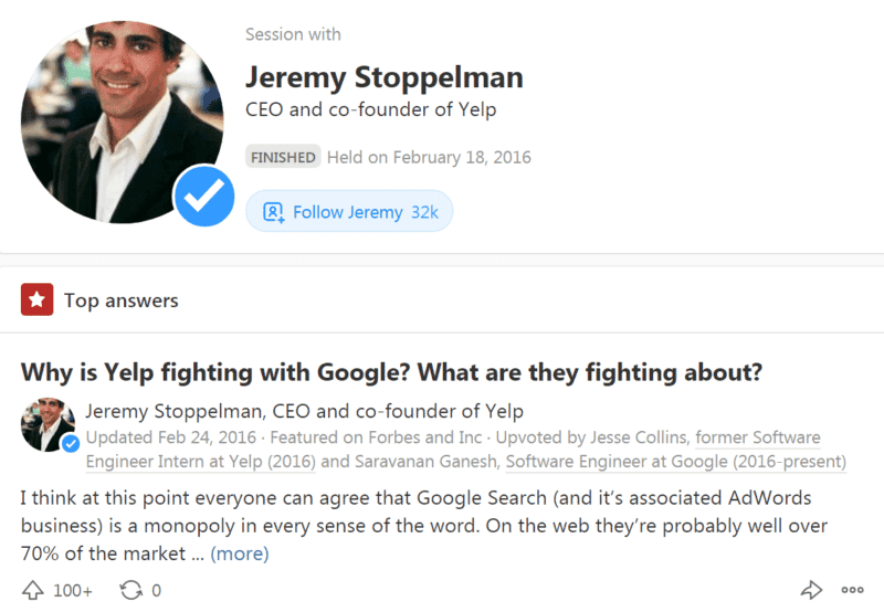 Is Yelp Past Its Peak? Should You Invest in Yelp Review Marketing? 6 Yelp CEO Jeremy Stoppelman Quora