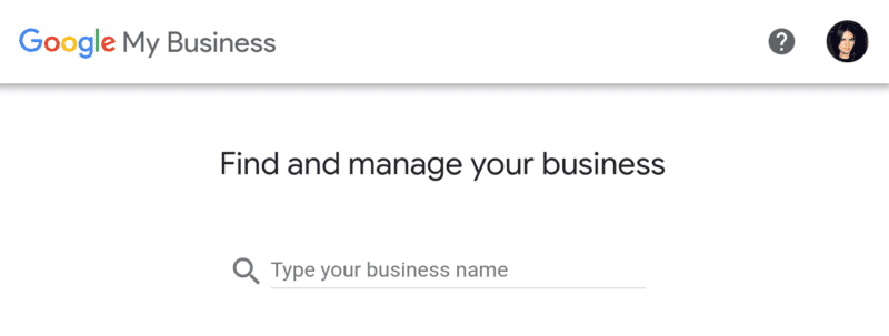 Google My Business - Find Business