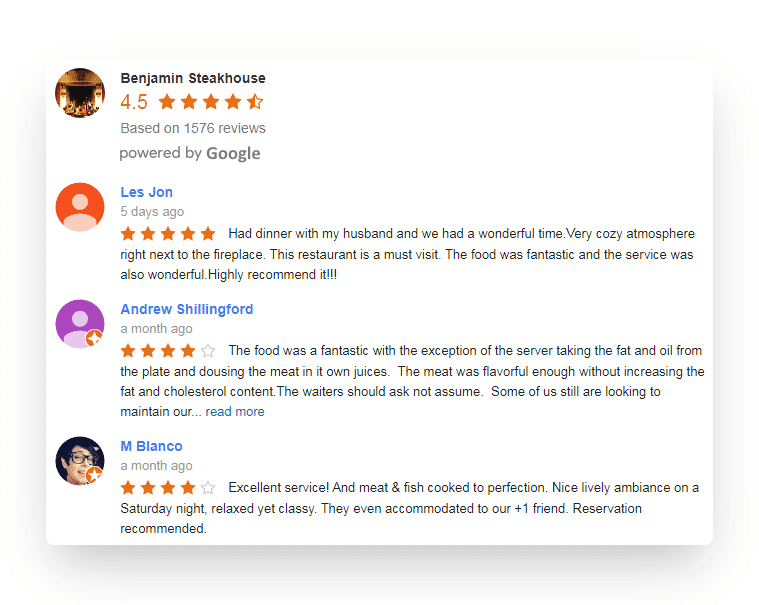 Widget for Google Reviews Reviews
