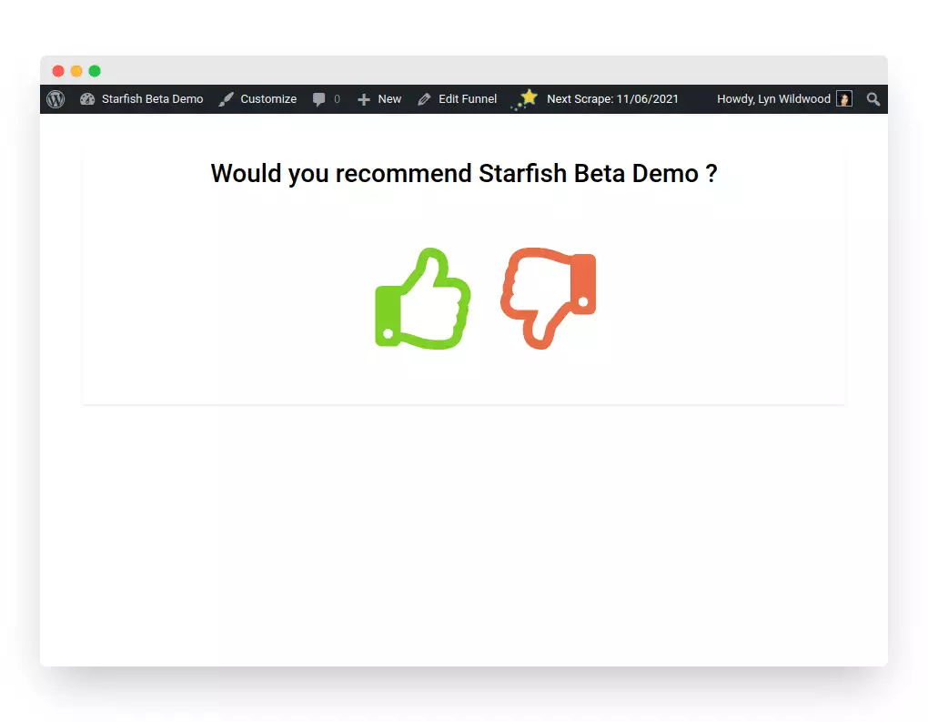 Starfish Reviews - Funnel Preview