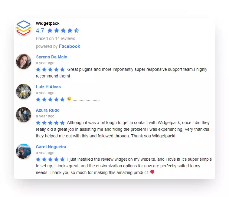 Social Reviews & Recommendations Reviews