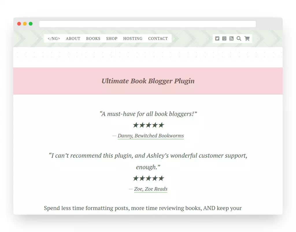 Ultimate Book Blogger WordPress Plugin
