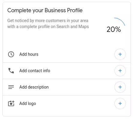 Google Business Profile Panel